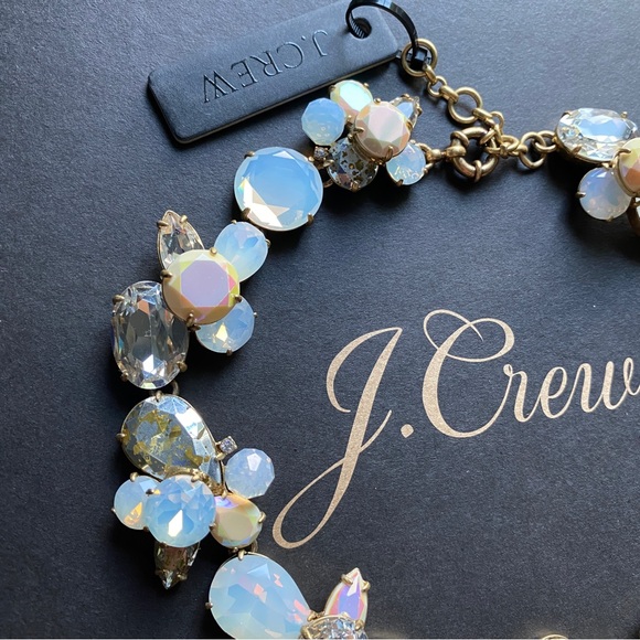 J. Crew Crystal Cluster necklace - Picture 6 of 6